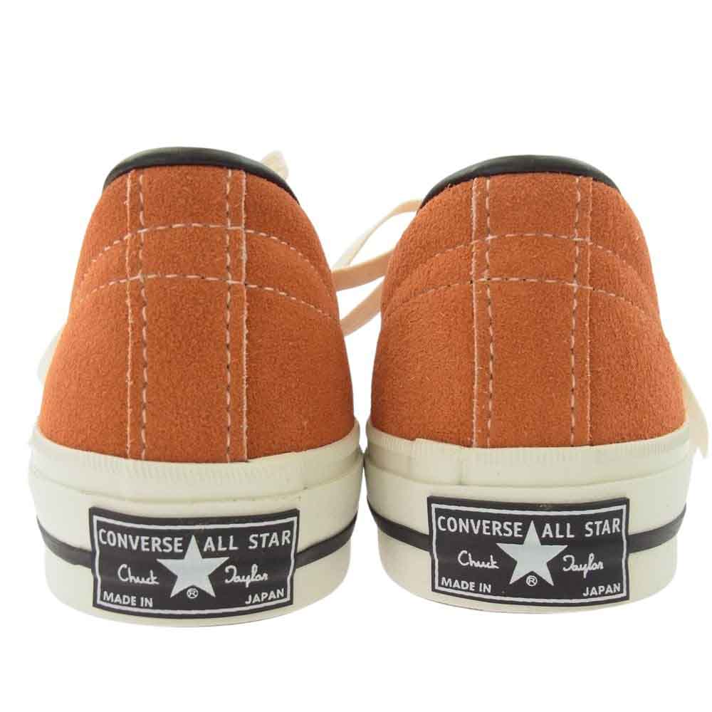 CONVERSE コンバース ONE STAR J VTG ワンスター スエード ローカット スニーカー オレンジ系 25.5cm【新古品】【未使用】【中古】