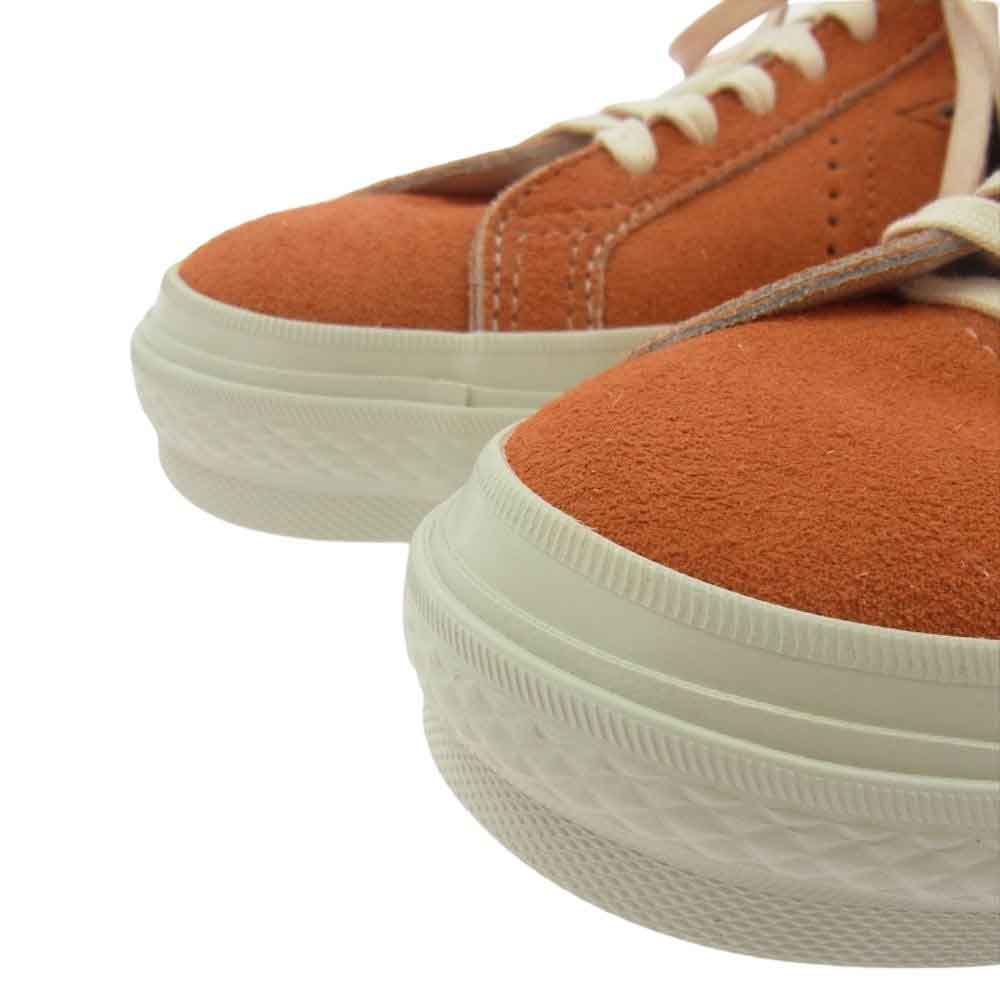 CONVERSE コンバース ONE STAR J VTG ワンスター スエード ローカット スニーカー オレンジ系 25.5cm【新古品】【未使用】【中古】