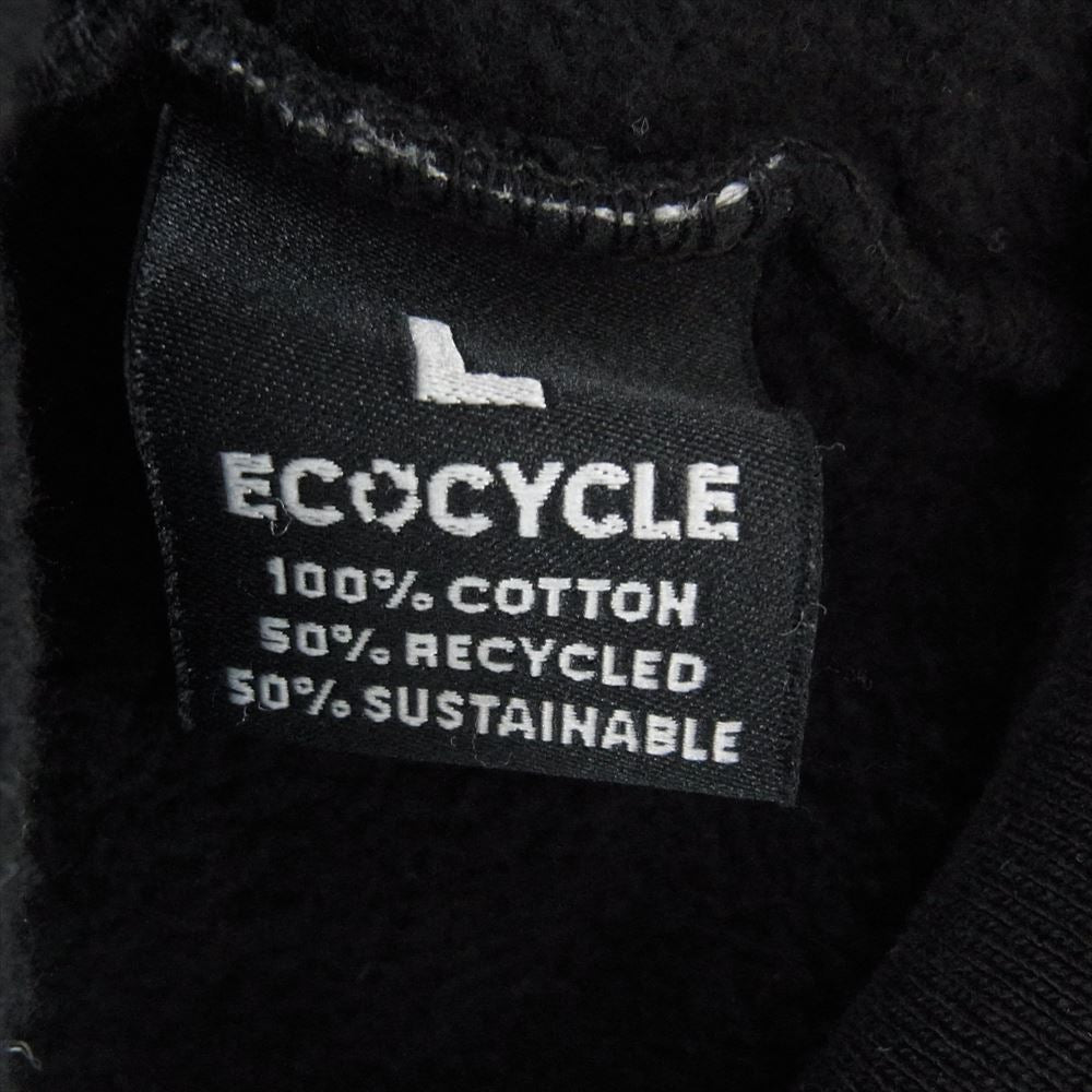 アンチソーシャルソーシャルクラブ × fragment designフラグメントデザイン ASSC Bolt Hoodie ボルト フーディ スウェット パーカー ブラック系 L【中古】