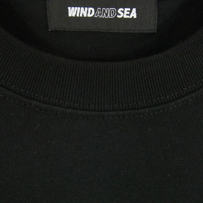 WIND AND SEA ウィンダンシー WDS-O-HRE-24-Q3-CS-01 Osaka Limited SEA S/S TEE HORIE 大阪限定 半袖 Tシャツ ブラック系 L【中古】