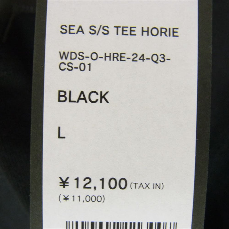 WIND AND SEA ウィンダンシー WDS-O-HRE-24-Q3-CS-01 Osaka Limited SEA S/S TEE HORIE 大阪限定 半袖 Tシャツ ブラック系 L【中古】