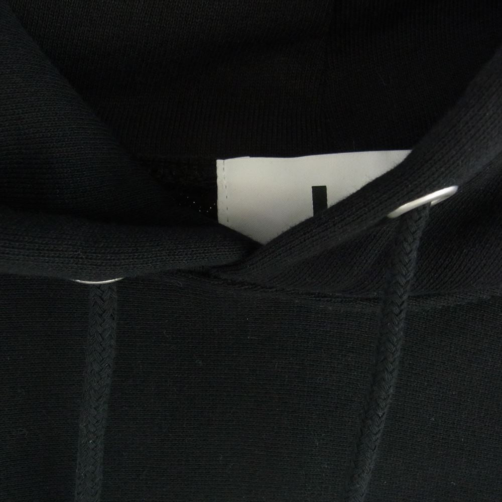 FRAGMENT DESIGN フラグメントデザイン × WEEKEND × Sequel Univ ウィークエンド シークエル カレッジ ロゴ パーカー フーディ スウェット パーカー ブラック系 L【中古】