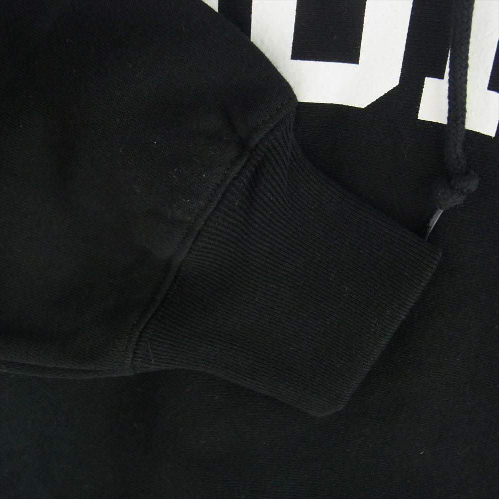 FRAGMENT DESIGN フラグメントデザイン × WEEKEND × Sequel Univ ウィークエンド シークエル カレッジ ロゴ パーカー フーディ スウェット パーカー ブラック系 L【中古】