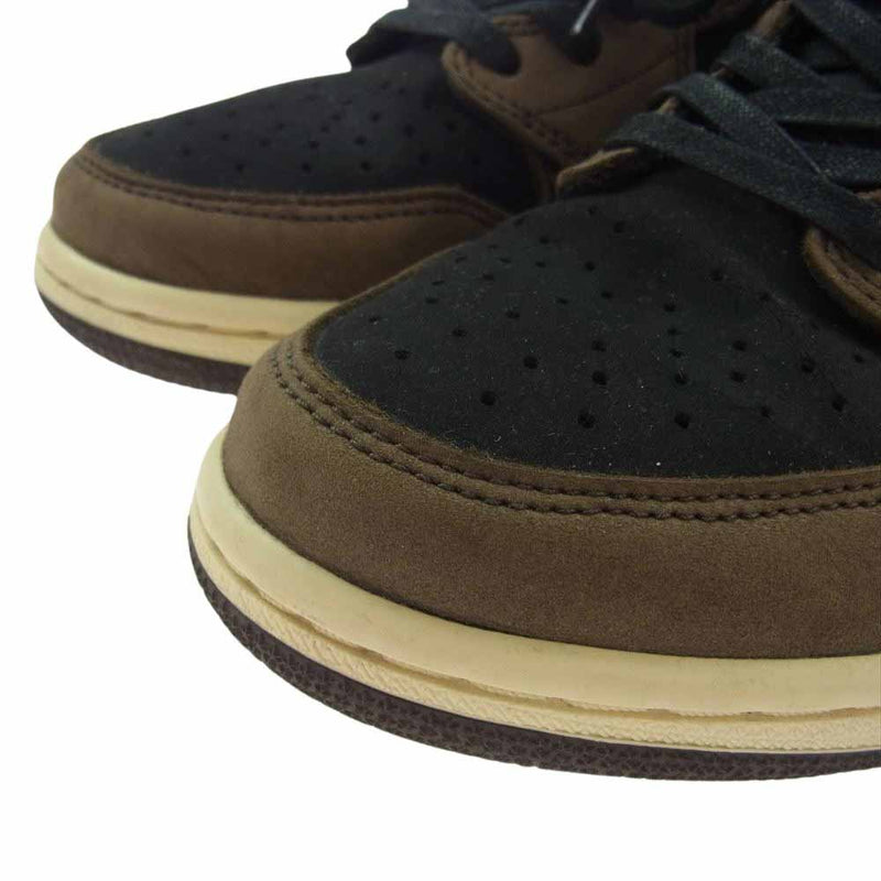 NIKE ナイキ × Travis Scott CQ4277-001 Air Jordan 1 Low OG SP-T トラヴィススコット エアジョーダン1 ロー スニーカー ブラウン系 ブラック系 26cm【中古】