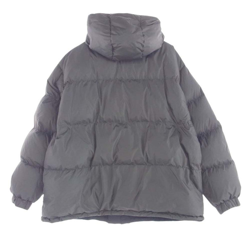 GRAPHPAPER グラフペーパー GM223-2184 PERTEX Riversible Hooded Down パーテックス リバーシブル フーデッド ダウン ジャケット ダークグレー系 2【新古品】【未使用】【中古】