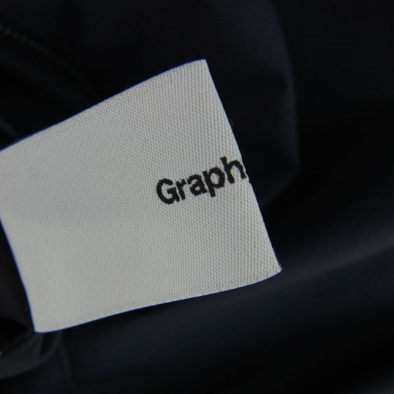 GRAPHPAPER グラフペーパー GM223-2184 PERTEX Riversible Hooded Down パーテックス リバーシブル フーデッド ダウン ジャケット ダークグレー系 2【新古品】【未使用】【中古】