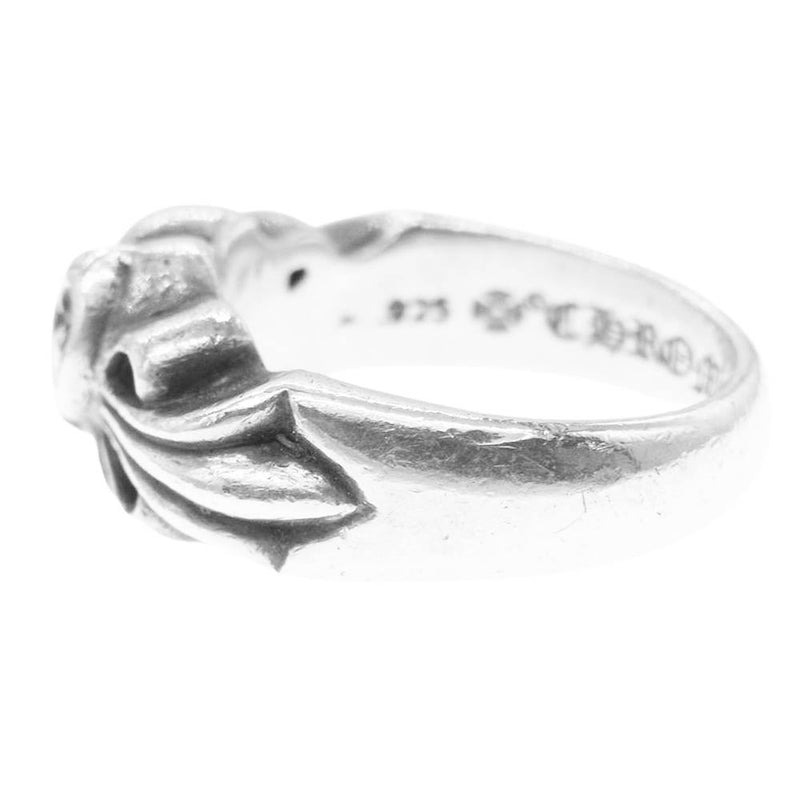 CHROME HEARTS クロムハーツ（原本有） 海外原本付属 FLR CRS HRT RING フローラルクロス ハート リング 20.5号【中古】