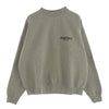 FEAR OF GOD フィアオブゴッド ESSENTIALS エッセンシャルズ Crewneck Dark Oatmeal バックロゴ ダーク オートミール スウェット トレーナー グレー系 M【中古】