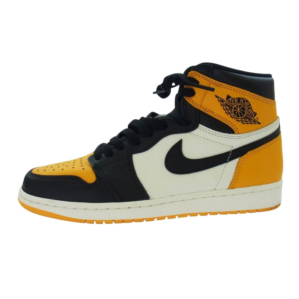 NIKE ナイキ 555088-711 Air Jordan 1 エアジョーダン Retro High OG Taxi レトロ ハイ OG タクシー ハイカット スニーカー イエロー系 ブラック系 27cm【中古】