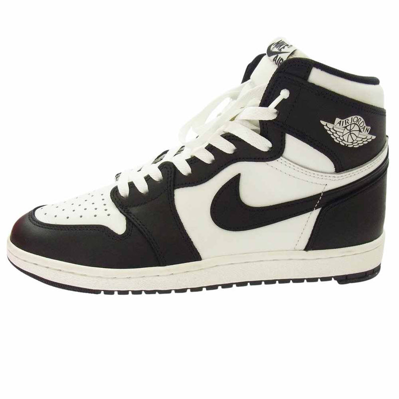 NIKE ナイキ BQ4422-001 Air Jordan 1 エアジョーダン High '85 Black White ブラック ホワイト ハイカット スニーカー ブラック系 ホワイト系 28cm【中古】