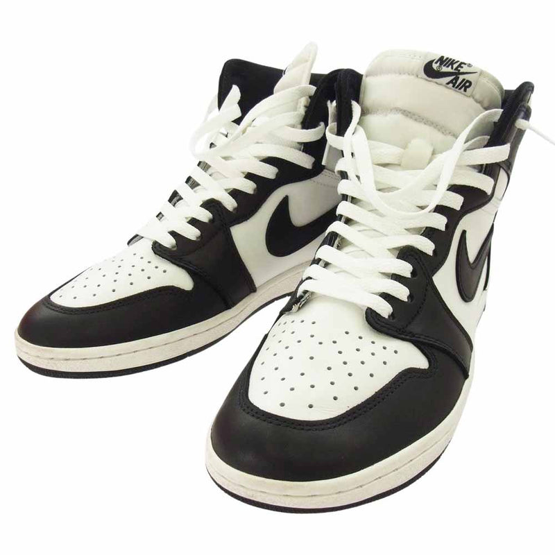 NIKE ナイキ BQ4422-001 Air Jordan 1 エアジョーダン High '85 Black White ブラック ホワイト ハイカット スニーカー ブラック系 ホワイト系 28cm【中古】