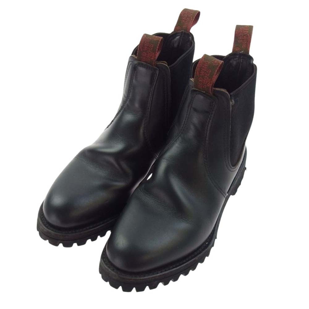 RED WING レッドウィング 8197 サイドゴア チェルシー ブーツ ブラック系 6E【中古】