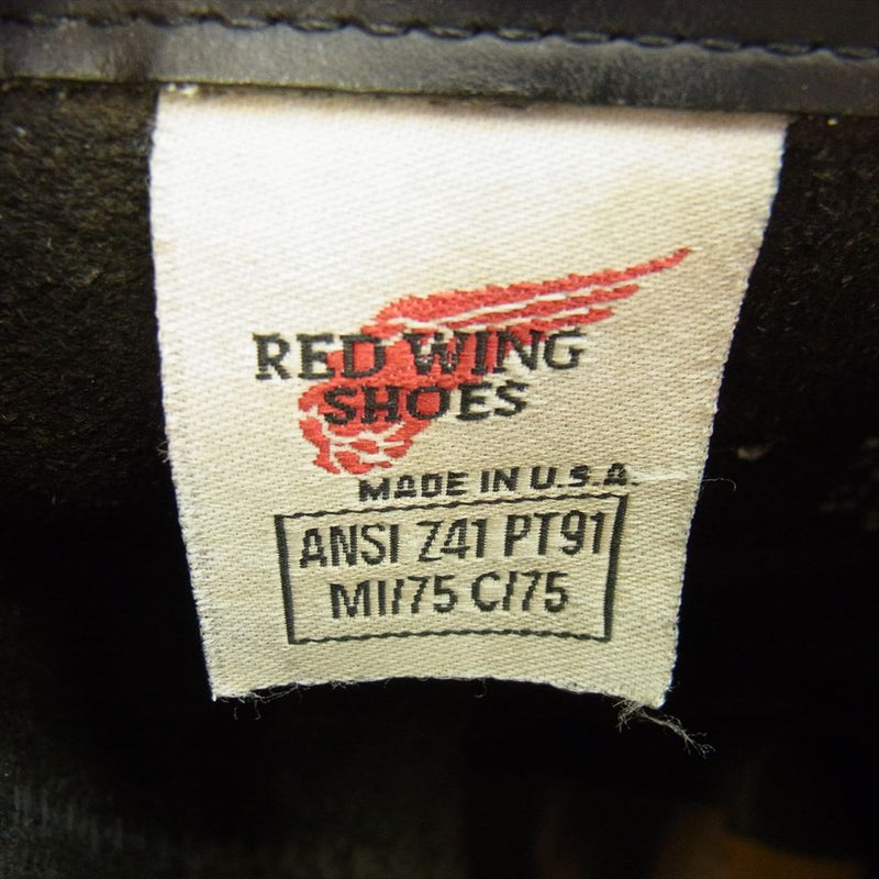 RED WING レッドウィング 2268 PT91 ENGINEER BOOTS エンジニア ブーツ ブラック系 5.5D【中古】