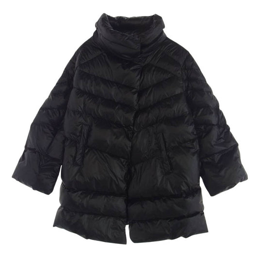 DIESEL ディーゼル HERMA ハイネック ミドル丈 ダウン コート ブラック系 XXS【中古】