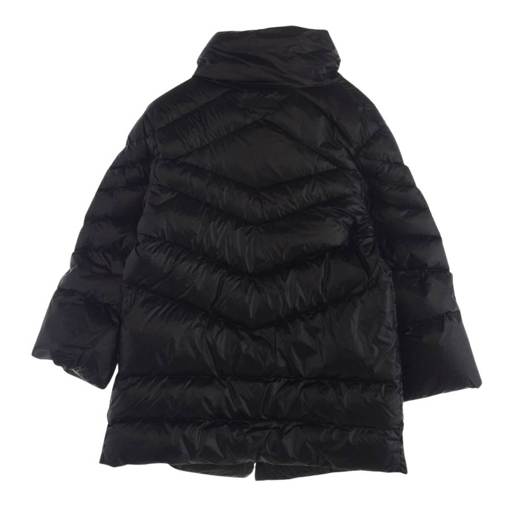 DIESEL ディーゼル HERMA ハイネック ミドル丈 ダウン コート ブラック系 XXS【中古】