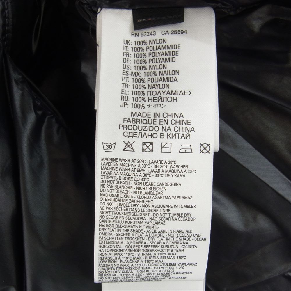 DIESEL ディーゼル HERMA ハイネック ミドル丈 ダウン コート ブラック系 XXS【中古】