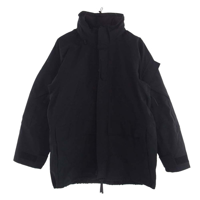 アメリカ軍 8415-1-421-9276 92年製 GEN II ECWCS PARKA BLACK ゴアテックス エクワックス パーカー ジャケット ブラック系 L【中古】