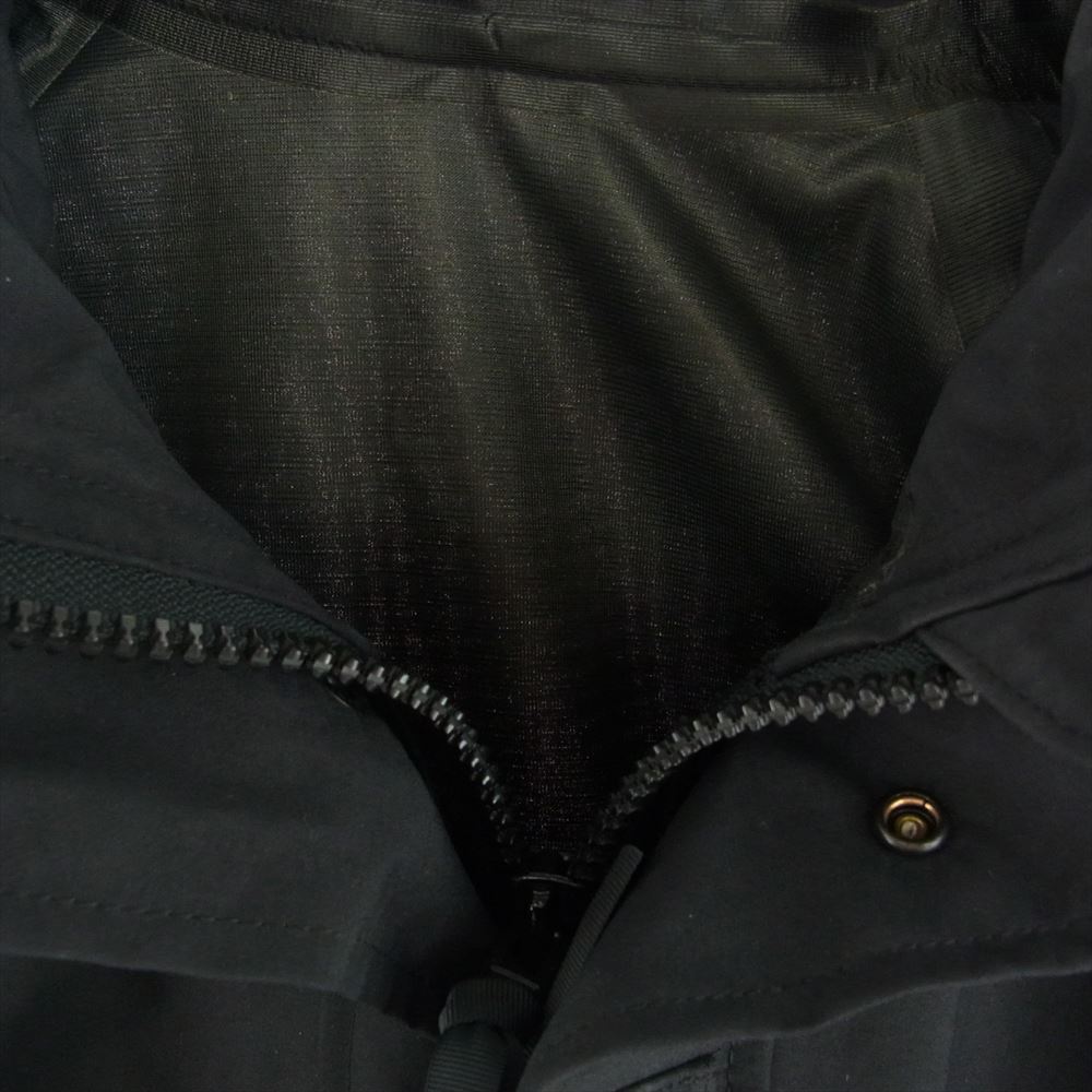 アメリカ軍 8415-1-421-9276 92年製 GEN II ECWCS PARKA BLACK ゴアテックス エクワックス パーカー ジャケット ブラック系 L【中古】