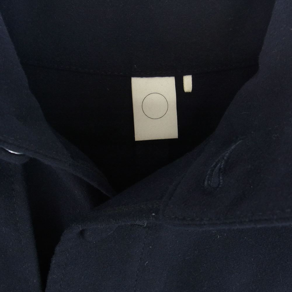 タクタク TA83FA014 Stand Collar CT スタンド カラー ウール ロング コート ネイビー系 M【中古】