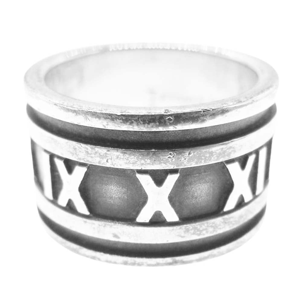 TIFFANY&Co. ティファニー アトラス ワイド リング シルバー系 9号【中古】