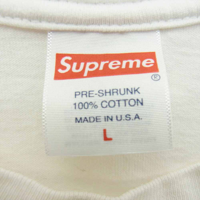 Supreme シュプリーム 23SS Eyewear Tee アイウェア Ｔシャツ 半袖 カットソー ホワイト系 L【中古】