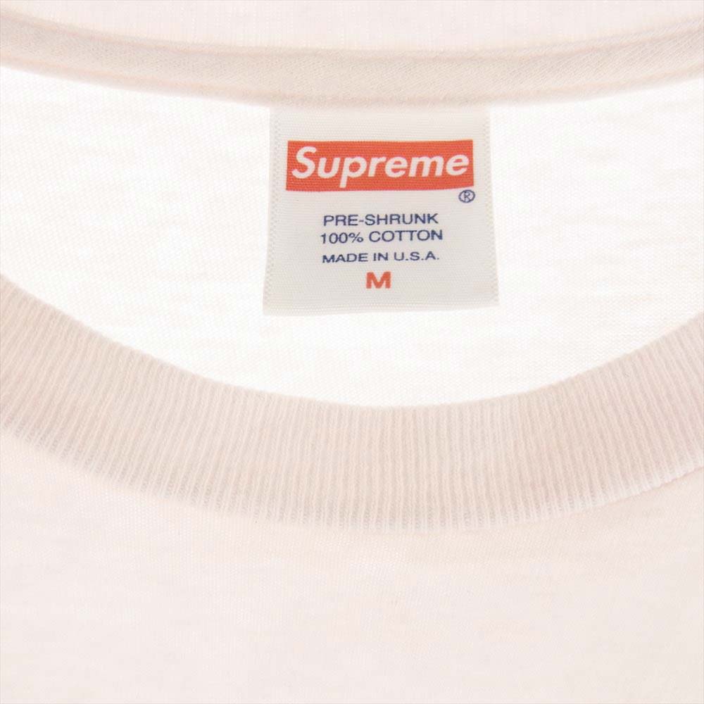 Supreme シュプリーム 17SS sade tee シャーデー プリント Ｔシャツ 半袖 カットソー ピンク系 M【中古】