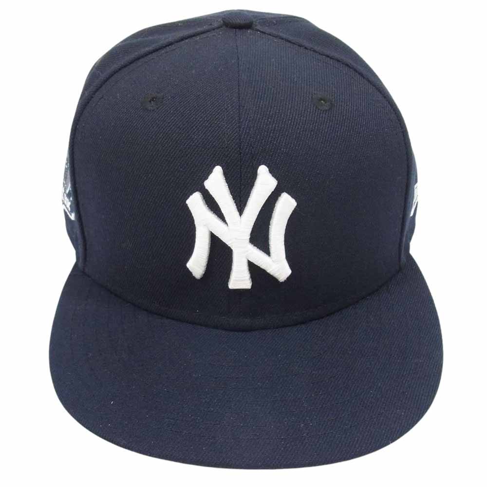 NEW ERA ニューエラ 59fifty DEREK JETER デレク ジーター ロゴ刺繍 ニューヨークヤンキース キャップ 帽子 ダークネイビー系 60.6cm【美品】【中古】