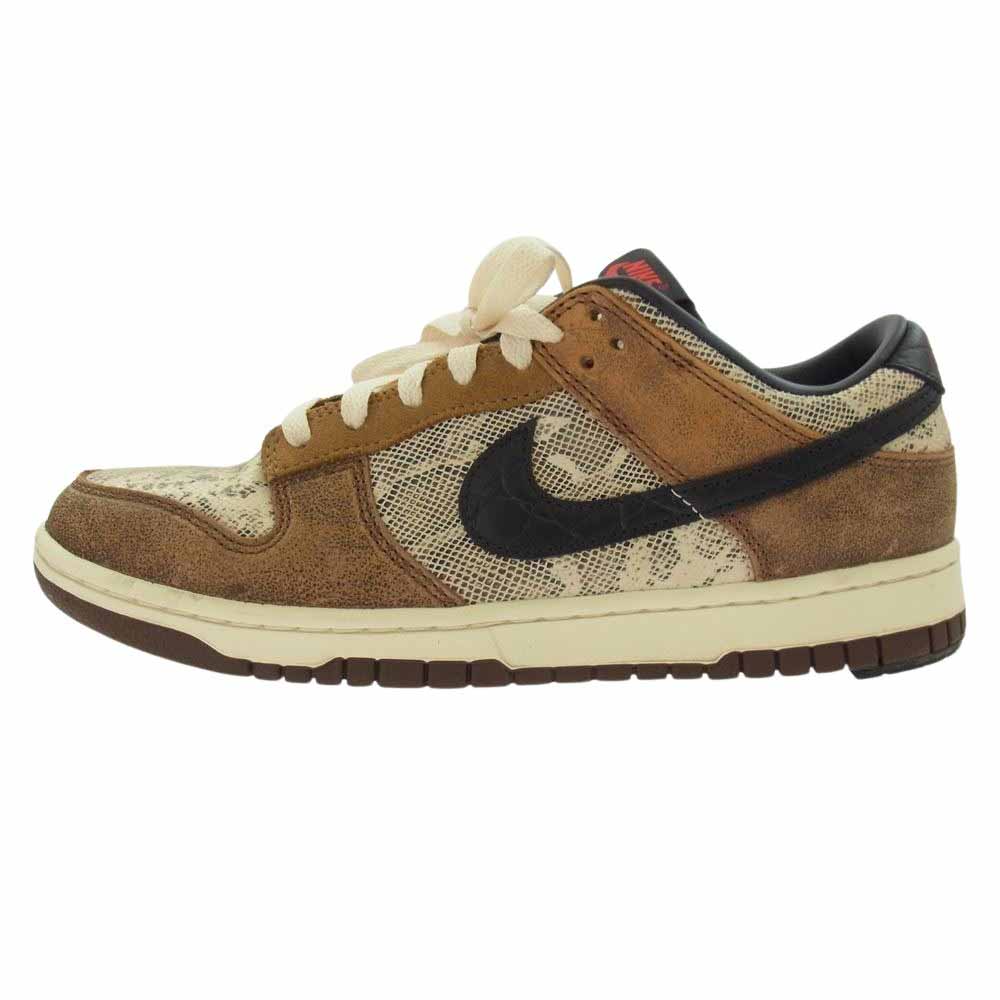 NIKE ナイキ FJ5434-120 DUNK LOW PRM Head 2 Head CO JP ダンク ロー ヘッド 2 ヘッド ローカット スニーカー ブラウン系 26.5cm【中古】