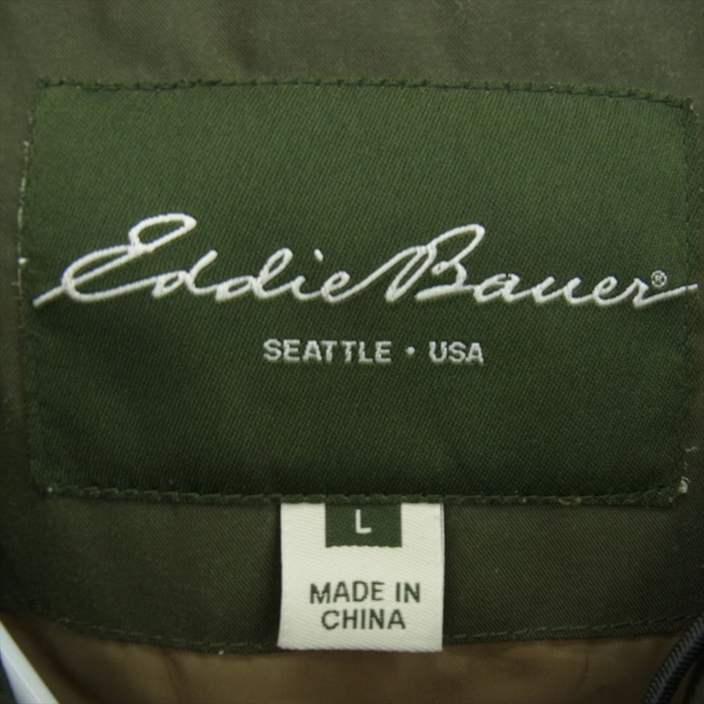 Eddie Bauer エディー・バウアー ダウン ジャケット コート カーキ系 L【中古】