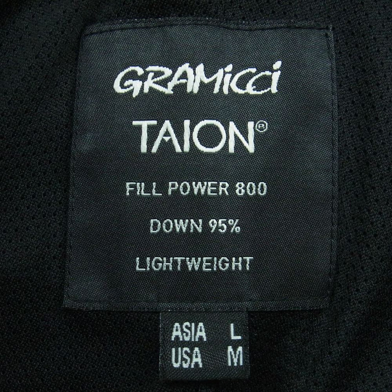 Gramicci グラミチ G2FU-PO84TG TAION タイオン DOWN PANTS ダウン パンツ ブラック系 L【中古】