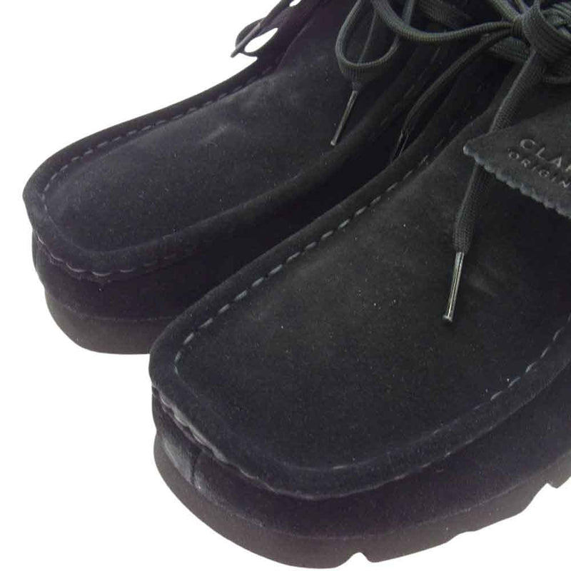 Clarks クラークス Wallabee BT GTX ワラビー ブーツ ゴアテックス ブラック系 UK8.5【極上美品】【中古】