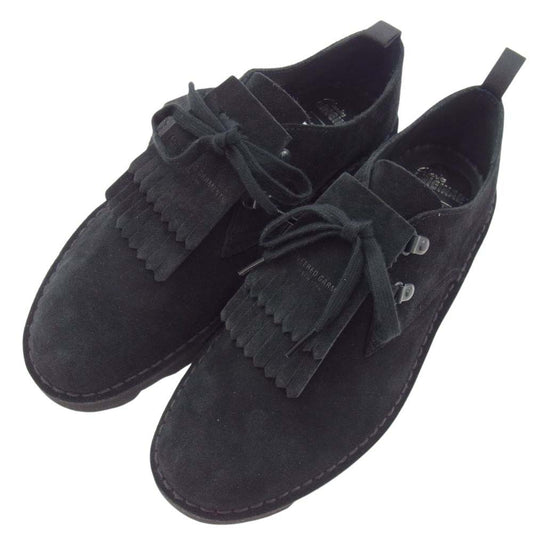 Engineered Garments エンジニアードガーメンツ x Clarks クラークス Desert Khan EG デザートカーン スエード シューズ ブラック系 UK8.5【新古品】【未使用】【中古】