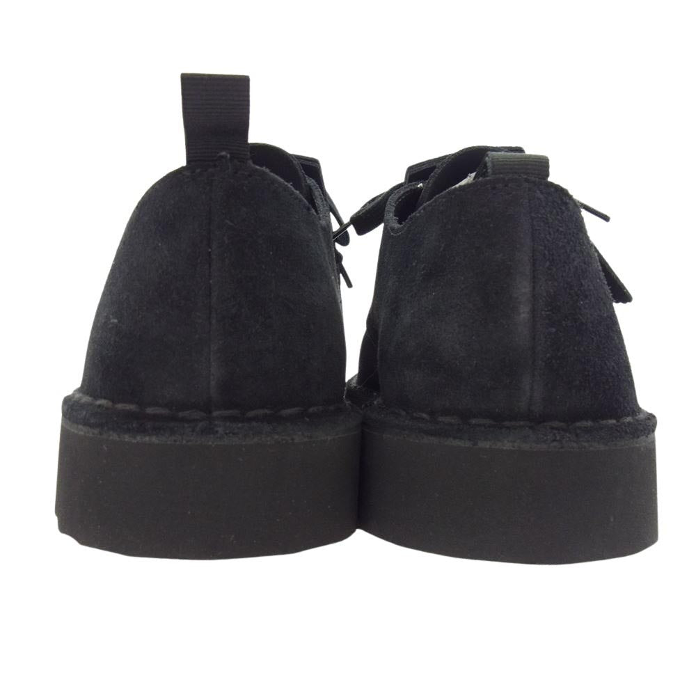 Engineered Garments エンジニアードガーメンツ x Clarks クラークス Desert Khan EG デザートカーン スエード シューズ ブラック系 UK8.5【新古品】【未使用】【中古】