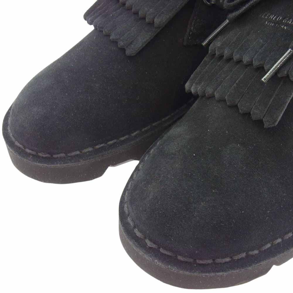 Engineered Garments エンジニアードガーメンツ x Clarks クラークス Desert Khan EG デザートカーン スエード シューズ ブラック系 UK8.5【新古品】【未使用】【中古】