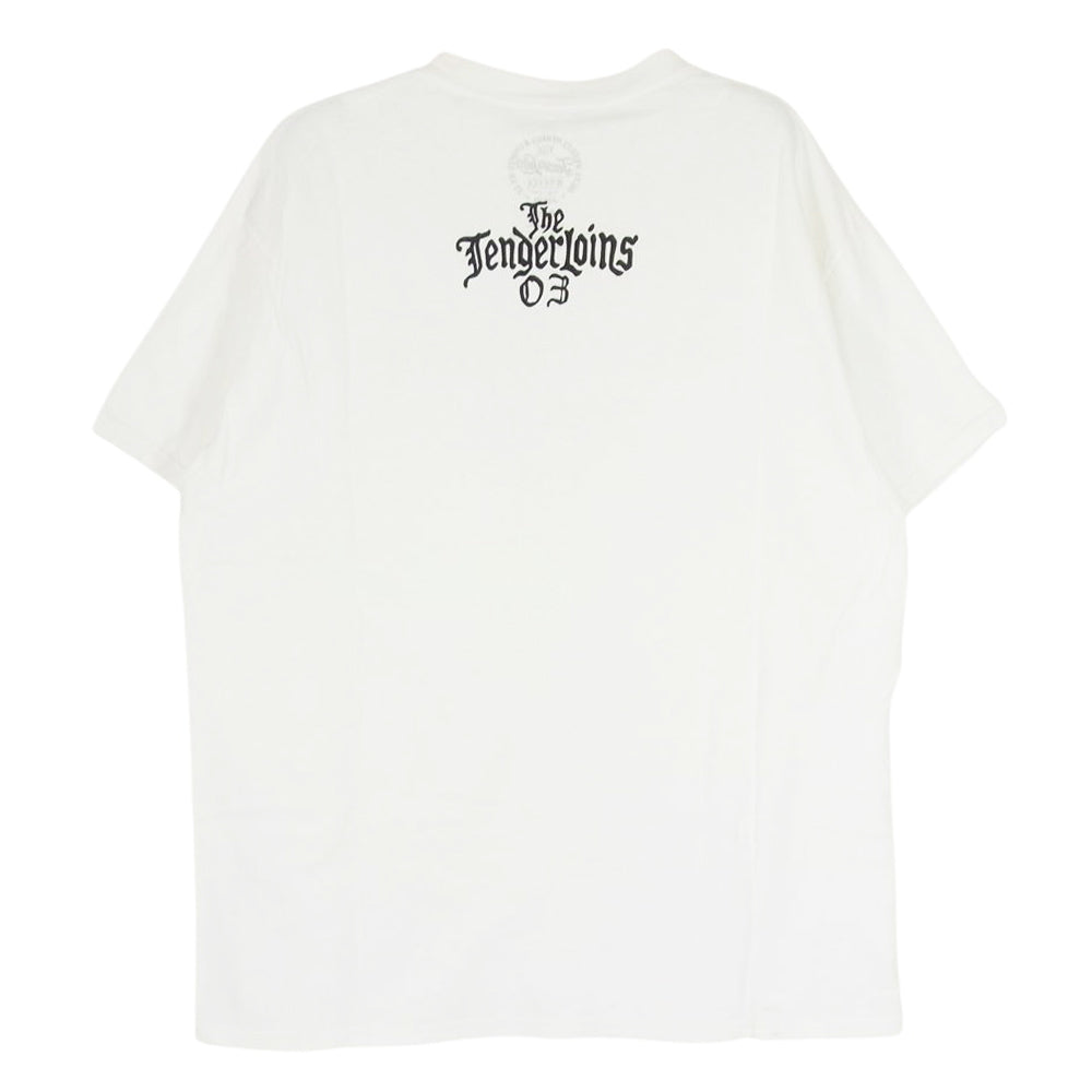 TENDERLOIN テンダーロイン TOKYO TEE ロゴ プリント Tシャツ 半袖 ホワイト系 M【中古】