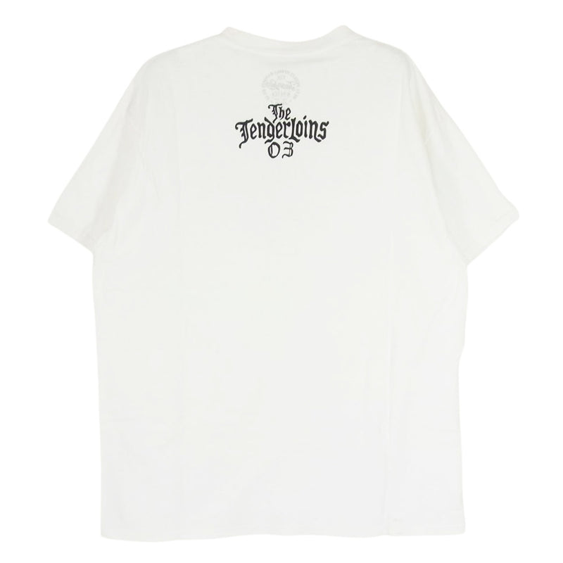 TENDERLOIN テンダーロイン TOKYO TEE ロゴ プリント Tシャツ 半袖 ホワイト系 M【中古】