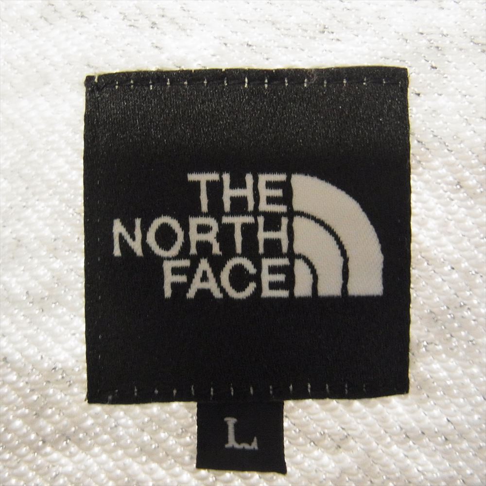 THE NORTH FACE ノースフェイス NT11953 SQUARE LOGO HOODIE スクエアロゴ プリント プルオーバー スウェット パーカー グレー系 L【中古】