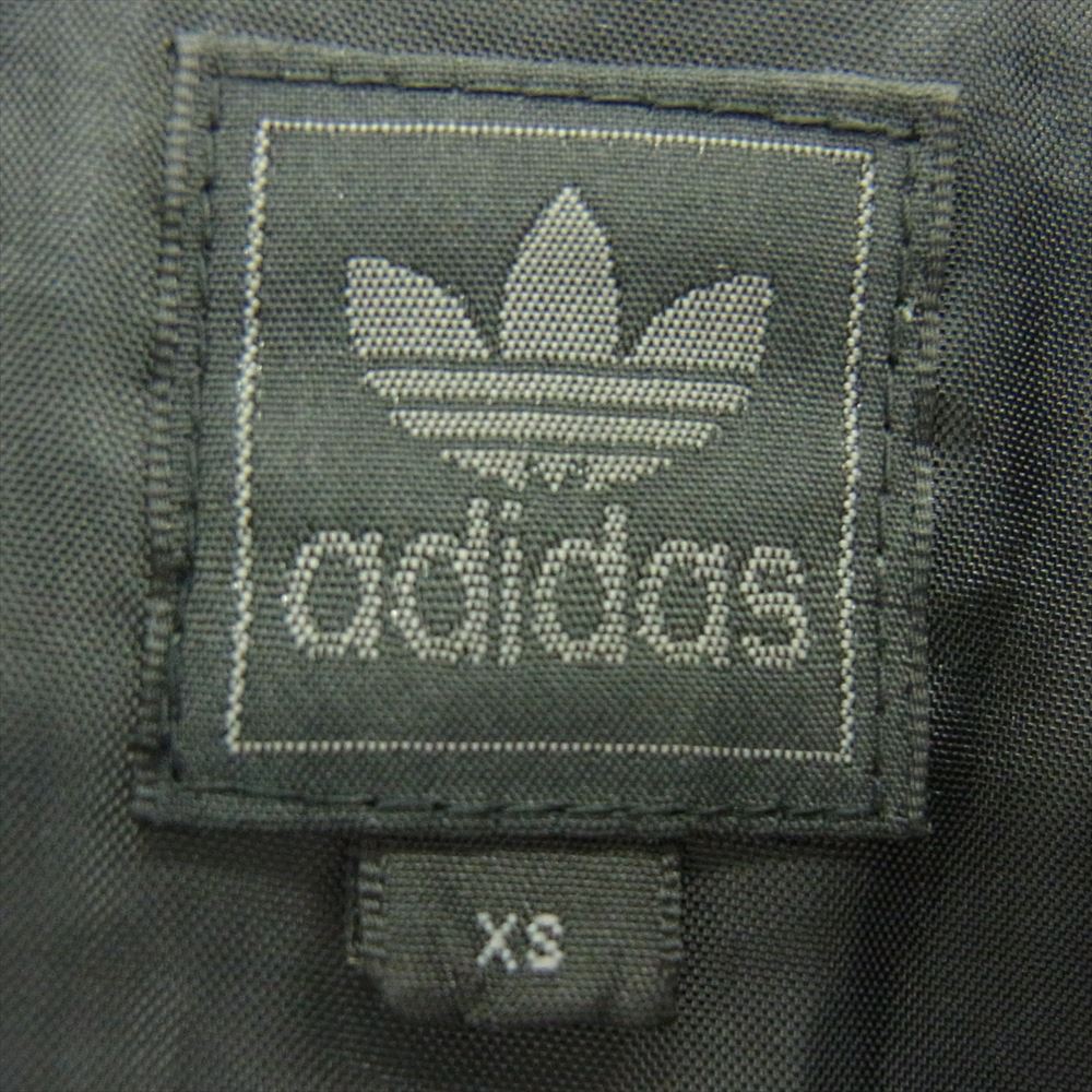 adidas アディダス 983657 SHEEPSKIN LEATHER ラムレザー 中綿ジャケット ブラック系 XS【中古】