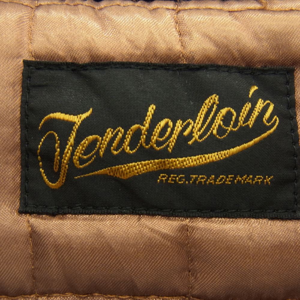 TENDERLOIN テンダーロイン T-50S CORDUROY WORK JKT バックロゴ 刺繍 コーデュロイ ジャケット ネイビー系 S【中古】