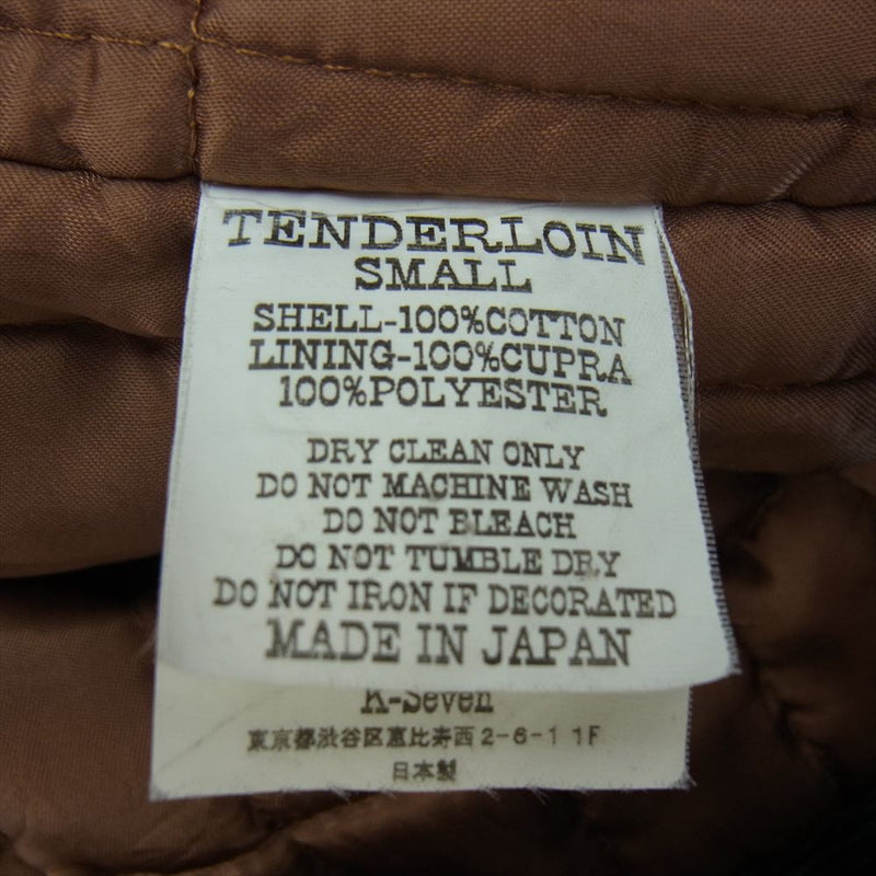 TENDERLOIN テンダーロイン T-50S CORDUROY WORK JKT バックロゴ 刺繍 コーデュロイ ジャケット ネイビー系 S【中古】