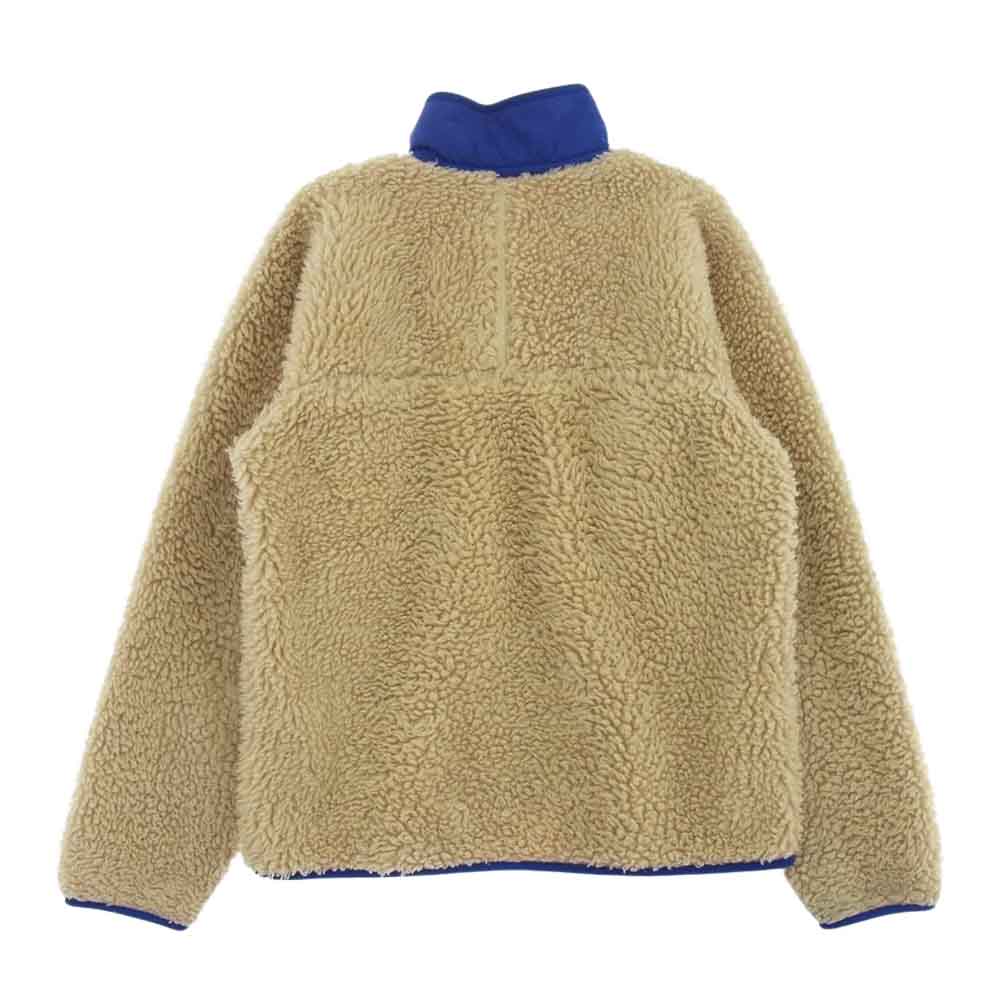 patagonia パタゴニア 02AW 23024FA メキシコ製 CLASSIC RETRO CARDIGAN クラシック レトロ カーディガン フリースジャケット ベージュ系 S【中古】