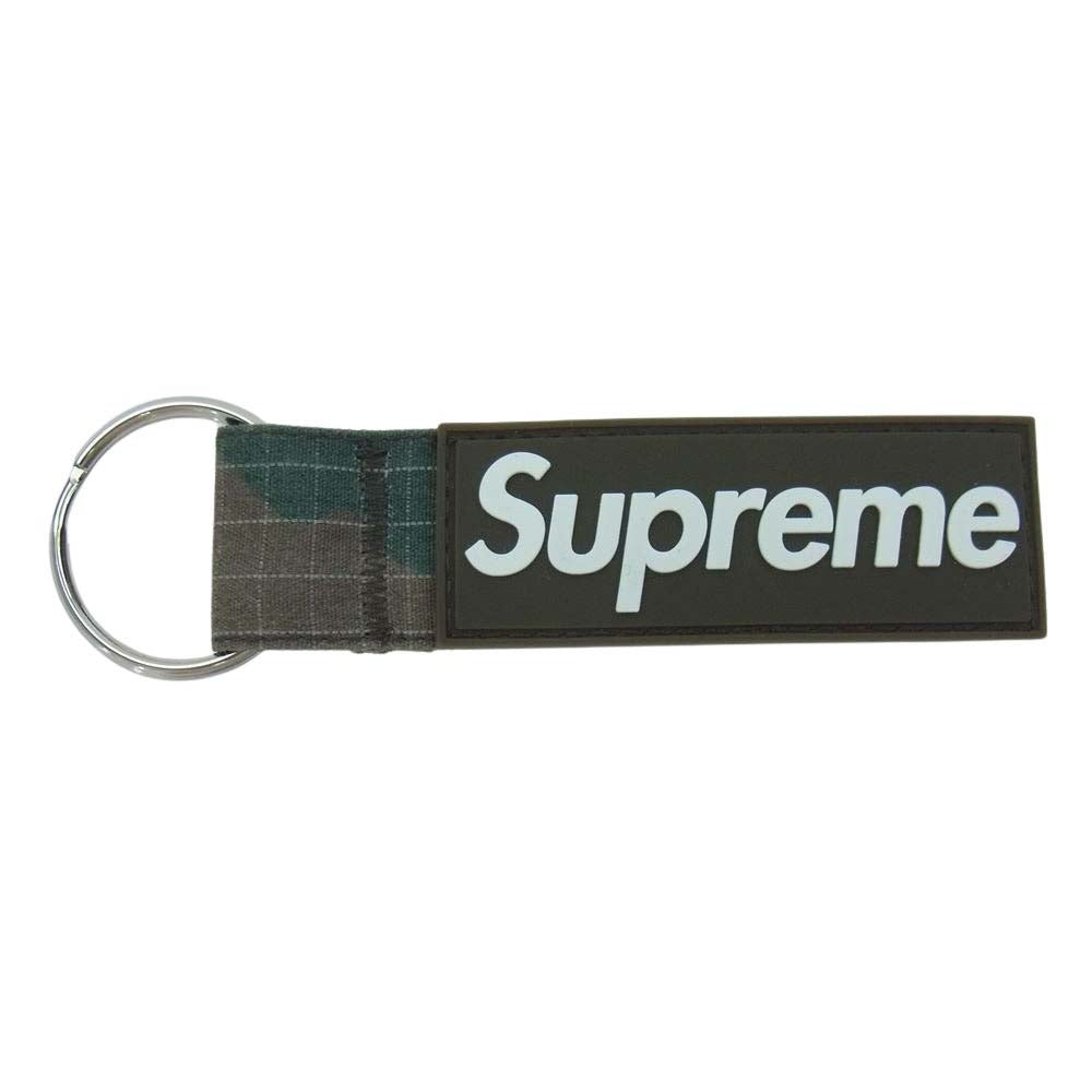 Supreme シュプリーム 24SS Ripstop Keychain Woodland Camo リップストップ キーチェーン ウッドランド カモ キーチェーン カーキ系【新古品】【未使用】【中古】