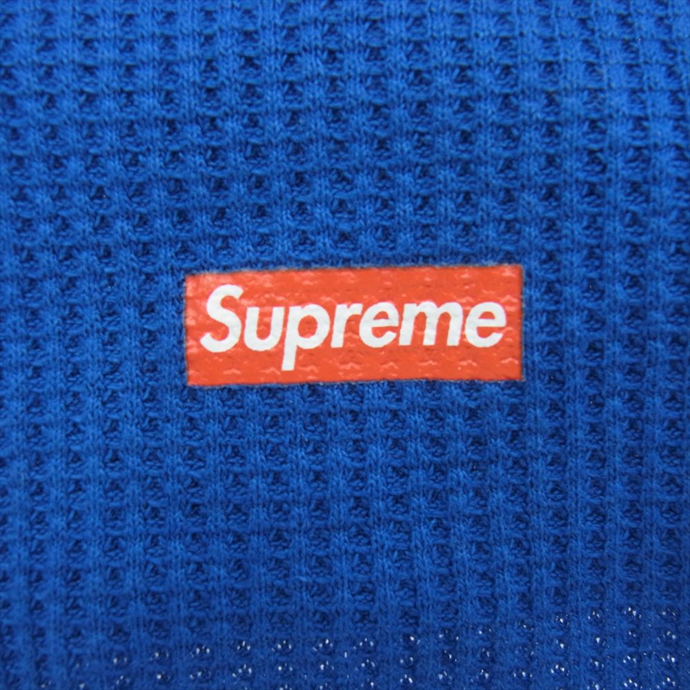 Supreme シュプリーム 23AW Hanes Bones Thermal Crew Blue ハネス ボーン サーマル クルー 長袖 Tシャツ ブルー系 M【中古】