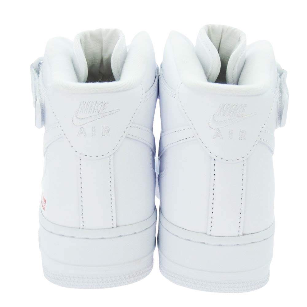 Supreme シュプリーム 24AW FZ8784-100 × Nike ナイキ Air Force 1 Mid White FW24 エアフォース1 ミッド ホワイト ハイカット スニーカー ホワイト系 27cm【新古品】【未使用】【中古】