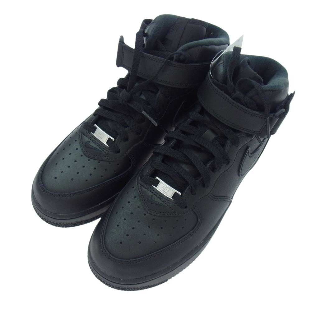 Supreme シュプリーム 24AW FZ8784-001 × Nike Air Force 1 Mid Black FW24 エアフォース1 ミッド ブラック ハイカット スニーカー ブラック系 26.5cm【新古品】【未使用】【中古】