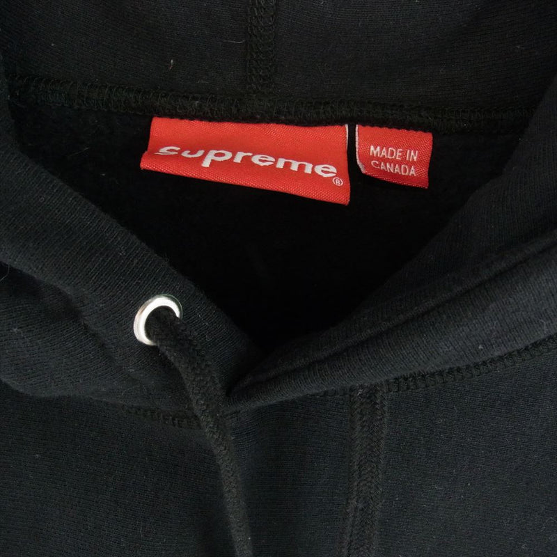 Supreme シュプリーム 20AW Drop Shadow Hooded Sweatshirt ドロップ シャドウ フーディッド スウェット パーカー フーディー ブラック系 M【中古】