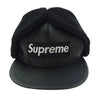 Supreme シュプリーム 22AW Leather Earflap Box Logo New Era Black レザー イヤーフラップ ボックス ロゴ ニューエラ ブラック フライト キャップ 帽子 ブラック系 60.6cm【新古品】【未使用】【中古】