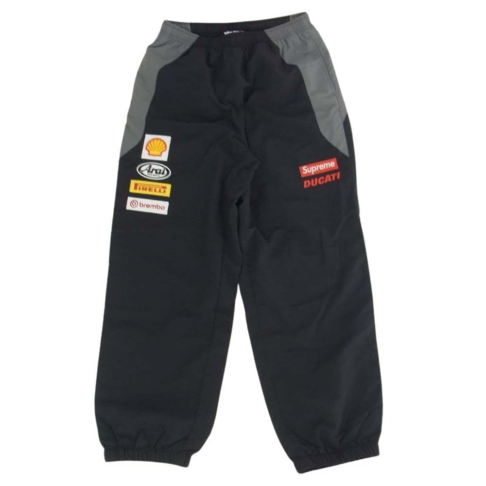 Supreme シュプリーム 24SS x Ducati ドゥカティ Track Pants トラック パンツ  ブラック系 グレー系 M【極上美品】【中古】