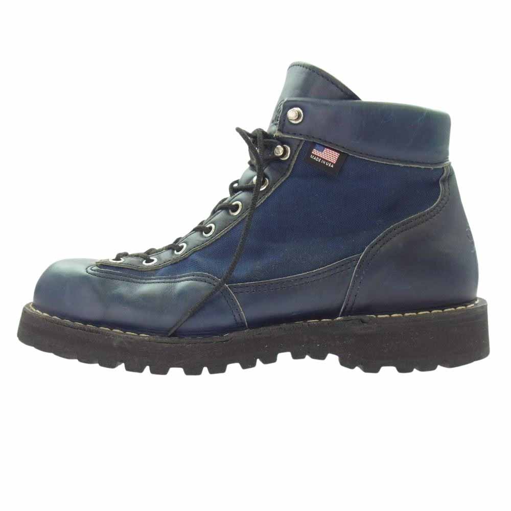 Danner ダナー USA製 DANNER LIGHT 3 INK ホーウィン社製 オイルレザー ダナー ダナーライト インク ネイビー系 US8.5【中古】