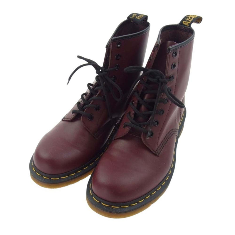 Dr.Martens ドクターマーチン 11822 8EYE BOOTS CHERRY RED 8ホール レースアップ ブーツ チェリーレッド エンジ系 UK8【中古】